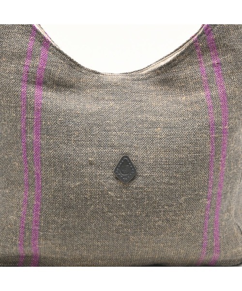 CLEDRAN(クレドラン)の「【軽量 外ポケットあり】CL3915 HAND&WORK COTTON JUTE SHOULDER(ショルダーバッグ・レディース・ベージュ系その他/ブルー系その他/グレー系その他2/グレー系その他/ブラック系その他・FREE)」の7枚目の写真