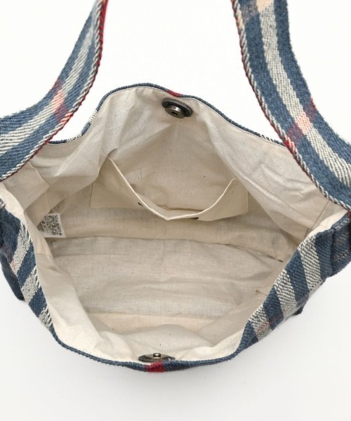 CLEDRAN(クレドラン)の「【軽量 外ポケットあり】CL3915 HAND&WORK COTTON JUTE SHOULDER(ショルダーバッグ・レディース・ベージュ系その他/ブルー系その他/グレー系その他2/グレー系その他/ブラック系その他・FREE)」の16枚目の写真