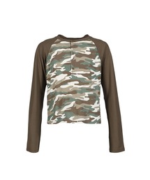 JUN/NAKAYAMA | RAGLAN HENLEY NECK TEE(Tシャツ/カットソー)
