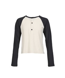 JUN/NAKAYAMA | RAGLAN HENLEY NECK TEE(Tシャツ/カットソー)
