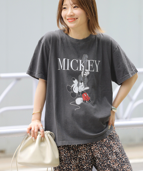 JOURNAL STANDARD relume(ジャーナルスタンダード レリューム)の「《追加》【GOOD ROCK SPEED / グッドロックスピード】<MICKEY MOUSE>Tシャツ(Tシャツ/カットソー・レディース・ホワイト/ブラック/ブラック系その他/ブラウン・MEDIUM)」の15枚目の写真