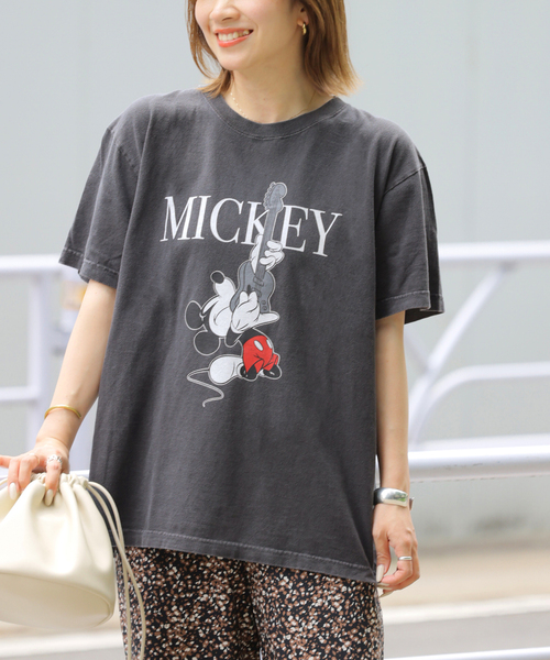 JOURNAL STANDARD relume(ジャーナルスタンダード レリューム)の「《追加》【GOOD ROCK SPEED / グッドロックスピード】<MICKEY MOUSE>Tシャツ(Tシャツ/カットソー・レディース・ホワイト/ブラック/ブラック系その他/ブラウン・MEDIUM)」の16枚目の写真