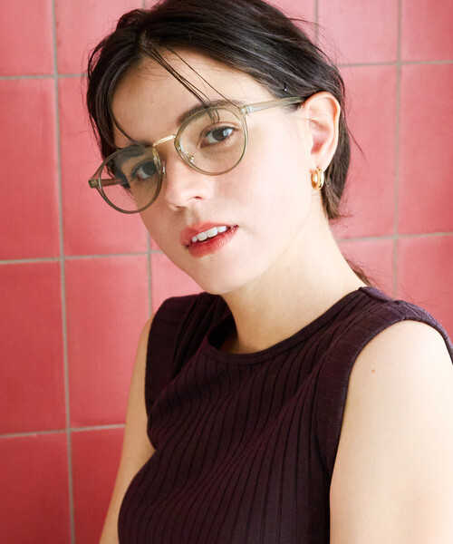 FREAK'S STORE（フリークスストア）の「限定展開　<UVカット>調光 レンズ ボストン サングラス（サングラス・レディース・ベージュ/ブラウン/グレー/ブラック・ONE SIZE）」の18枚目の写真