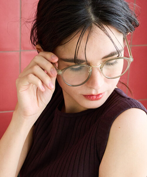 FREAK'S STORE（フリークスストア）の「限定展開　<UVカット>調光 レンズ ボストン サングラス（サングラス・レディース・ベージュ/ブラウン/グレー/ブラック・ONE SIZE）」の19枚目の写真