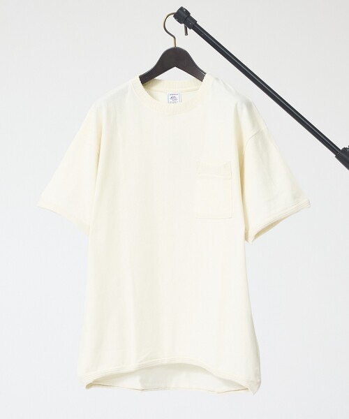 JEMORGAN(ジェーイーモーガン)の「【JEMORGAN / ジェーイーモーガン】 天竺カットオフリブ半袖Tシャツ/ユニセックス/JE088-224(Tシャツ/カットソー・メンズ・ダークグリーン/オフホワイト/ブラック/カーキ・M/L/XL)」の2枚目の写真