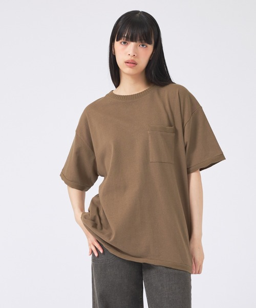 JEMORGAN(ジェーイーモーガン)の「【JEMORGAN / ジェーイーモーガン】 天竺カットオフリブ半袖Tシャツ/ユニセックス/JE088-224(Tシャツ/カットソー・メンズ・ダークグリーン/オフホワイト/ブラック/カーキ・M/L/XL)」の3枚目の写真