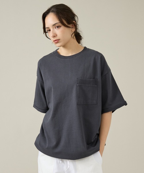 JEMORGAN(ジェーイーモーガン)の「【JEMORGAN / ジェーイーモーガン】 天竺カットオフリブ半袖Tシャツ/ユニセックス/JE088-224(Tシャツ/カットソー・メンズ・ダークグリーン/オフホワイト/ブラック/カーキ・M/L/XL)」の8枚目の写真