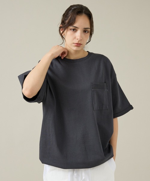 JEMORGAN(ジェーイーモーガン)の「【JEMORGAN / ジェーイーモーガン】 天竺カットオフリブ半袖Tシャツ/ユニセックス/JE088-224(Tシャツ/カットソー・メンズ・ダークグリーン/オフホワイト/ブラック/カーキ・M/L/XL)」の7枚目の写真