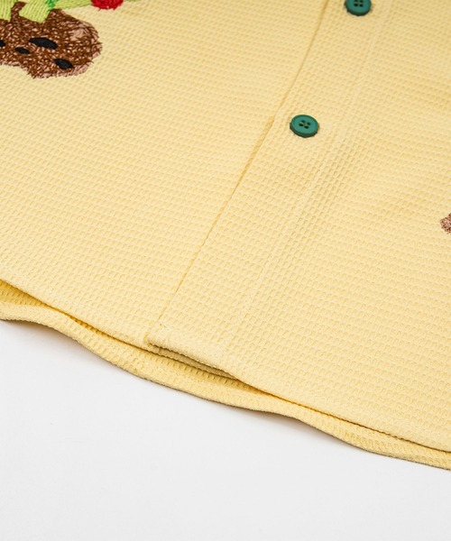 HOOK(フック)の「HOOK ガーデン総刺繍 ビッグシルエット 半袖シャツ (SS)(シャツ/ブラウス・メンズ・イエロー/ホワイト・FREE)」の15枚目の写真