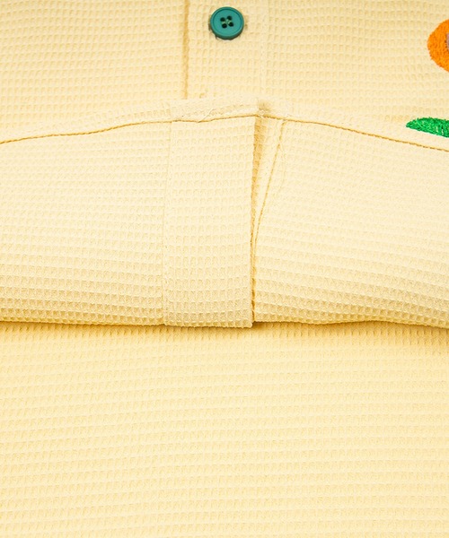 HOOK(フック)の「HOOK ガーデン総刺繍 ビッグシルエット 半袖シャツ (SS)(シャツ/ブラウス・メンズ・イエロー/ホワイト・FREE)」の9枚目の写真