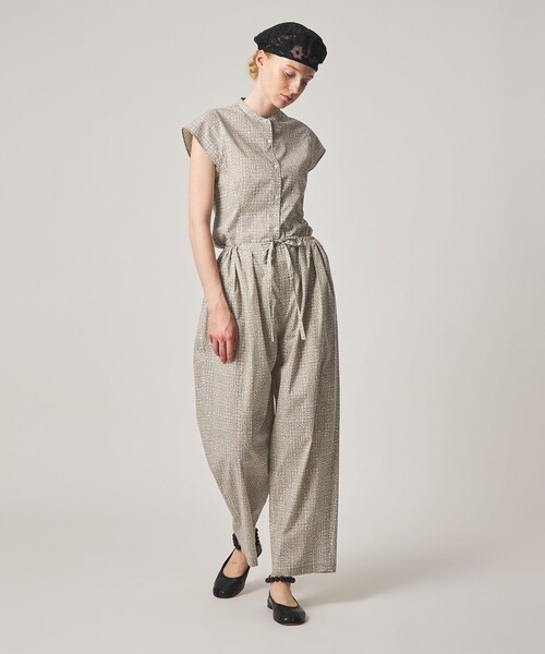 Steven Alan(スティーブンアラン)の「<Steven Alan>タック ギャザー イージーパンツ(その他パンツ・レディース・ブラック/ナチュラル/レッド・M/S)」の5枚目の写真