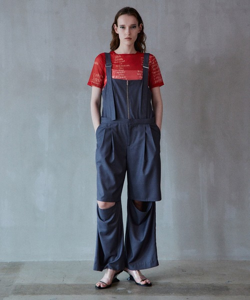 セール】Long-Strap Jumpsuit/ロングストラップジャンプスーツ（つなぎ