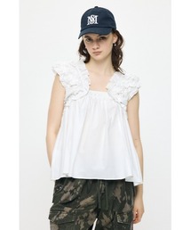 MOUSSY | SHOULDER FRILLS トップス(シャツ/ブラウス)