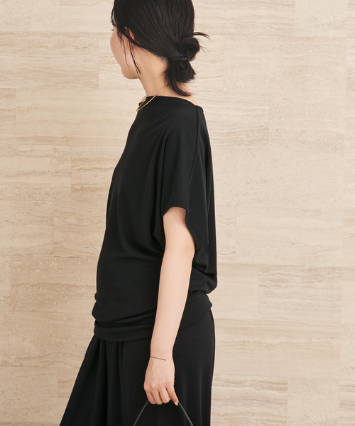 plage（プラージュ）の「《追加》Jersey Tunic プルオーバー 2（Tシャツ/カットソー・レディース・ブラウン/ホワイト/ブラック・FREE）」の22枚目の写真