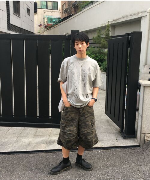 INTEMPOMOOD(インテンポムード)の「フィールドパラシュートバミューダパンツ_カモ(その他パンツ・メンズ・カーキ・MEDIUM/LARGE)」の2枚目の写真