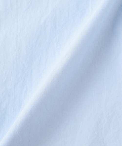 EDIFICE(エディフィス)の「ATON(エイトン) SHRINK COTTON LAWN OVERSIZED HALF S(シャツ/ブラウス・メンズ・ライトブルー/ベージュ・4/6)」の6枚目の写真