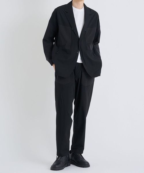 WHITE MOUNTAINEERING（ホワイトマウンテニアリング）の「【White Mountaineering/ホワイトマウンテニアリング】別注 Tech Cargo Pants（カーゴパンツ・メンズ・ブラック・2/000/3/1）」の3枚目の写真