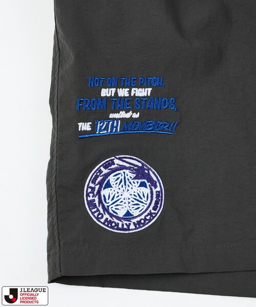 FREAK'S STORE(フリークスストア)の「J.LEAGUE×FREAK'S STORE 別注 SUPPORTERS NYLON SHORTS 【水戸ホーリーホック】(その他パンツ・メンズ・チャコールグレー/ブラック・LARGE/MEDIUM/SMALL)」の14枚目の写真