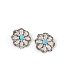 フラワーコンチョ風ピアス