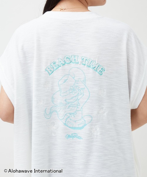 Kahiko(カヒコ)の「【Kahiko】ALOHA MAPUA クーオコアTシャツワンピース(ワンピース・レディース・ネイビー/ベージュ/アイボリー/ホワイト・FREE)」の10枚目の写真
