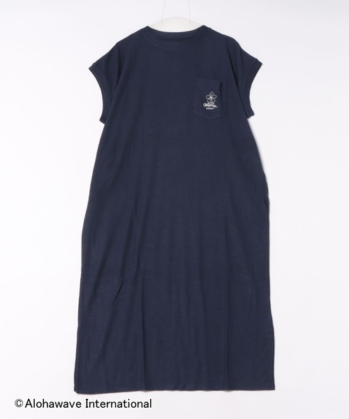 Kahiko(カヒコ)の「【Kahiko】ALOHA MAPUA クーオコアTシャツワンピース(ワンピース・レディース・ネイビー/ベージュ/アイボリー/ホワイト・FREE)」の16枚目の写真
