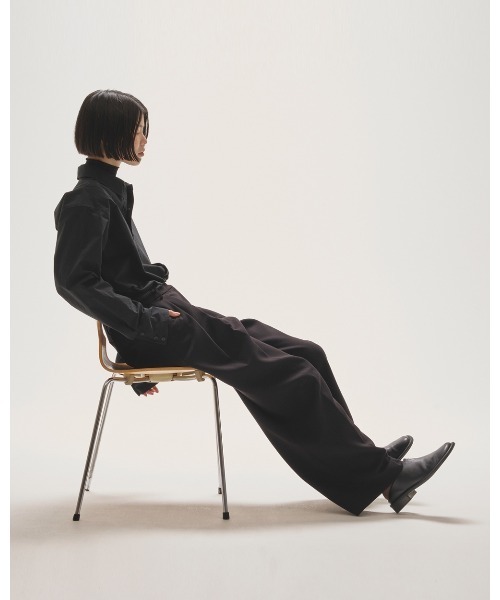 TODAYFUL(トゥデイフル)の「Slide Leather Shoes(サンダル・レディース・ブラック・36inch/37inch/38inch)」の2枚目の写真