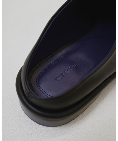 TODAYFUL(トゥデイフル)の「Slide Leather Shoes(サンダル・レディース・ブラック・36inch/37inch/38inch)」の10枚目の写真