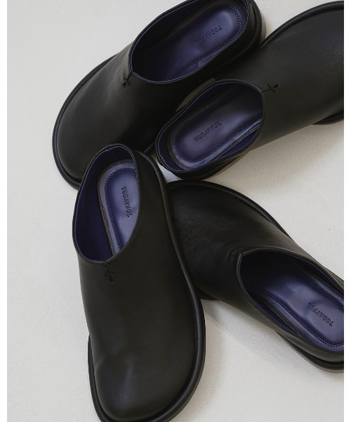 TODAYFUL(トゥデイフル)の「Slide Leather Shoes(サンダル・レディース・ブラック・36inch/37inch/38inch)」の14枚目の写真