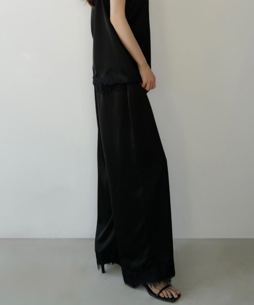 celon（セロン）の「lace layered satin pant（その他パンツ・レディース・ブラック/ブラウン・FREE）」の16枚目の写真