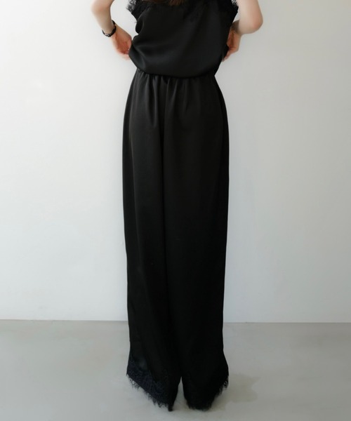 celon（セロン）の「lace layered satin pant（その他パンツ・レディース・ブラック/ブラウン・FREE）」の15枚目の写真