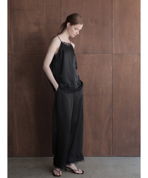 celon（セロン）の「lace layered satin pant（その他パンツ・レディース・ブラック/ブラウン・FREE）」の11枚目の写真