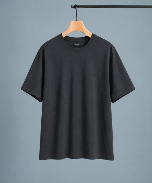WRAPINKNOT(ラッピンノット)の「【WRAPINKNOT/ラッピンノット】Regular Fit T-Shirt(Tシャツ/カットソー・メンズ・ブラック/ダークグレー・2/3)」の2枚目の写真
