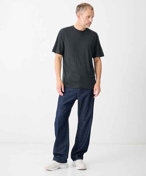 WRAPINKNOT(ラッピンノット)の「【WRAPINKNOT/ラッピンノット】Regular Fit T-Shirt(Tシャツ/カットソー・メンズ・ブラック/ダークグレー・2/3)」の12枚目の写真