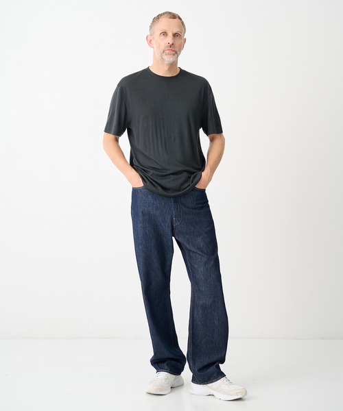 WRAPINKNOT(ラッピンノット)の「【WRAPINKNOT/ラッピンノット】Regular Fit T-Shirt(Tシャツ/カットソー・メンズ・ブラック/ダークグレー・2/3)」の13枚目の写真