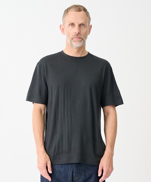 WRAPINKNOT(ラッピンノット)の「【WRAPINKNOT/ラッピンノット】Regular Fit T-Shirt(Tシャツ/カットソー・メンズ・ブラック/ダークグレー・2/3)」の14枚目の写真