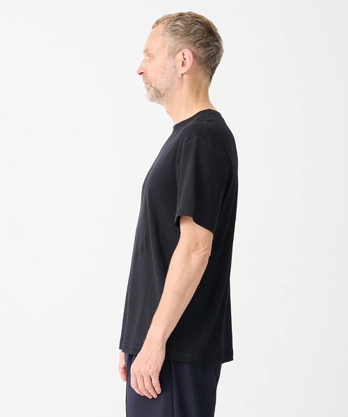 WRAPINKNOT(ラッピンノット)の「【WRAPINKNOT/ラッピンノット】Regular Fit T-Shirt(Tシャツ/カットソー・メンズ・ブラック/ダークグレー・2/3)」の9枚目の写真