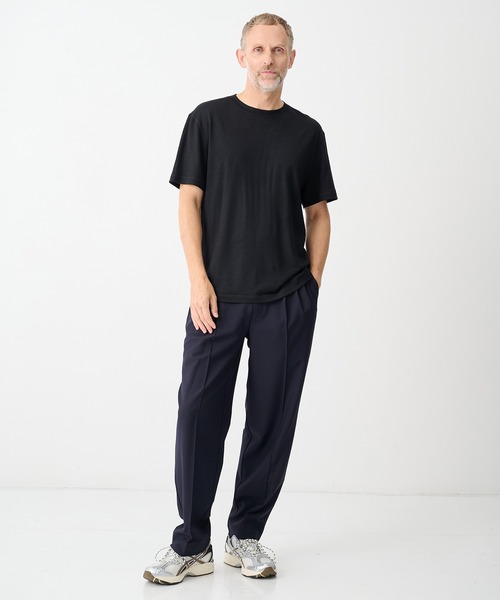 WRAPINKNOT(ラッピンノット)の「【WRAPINKNOT/ラッピンノット】Regular Fit T-Shirt(Tシャツ/カットソー・メンズ・ブラック/ダークグレー・2/3)」の7枚目の写真