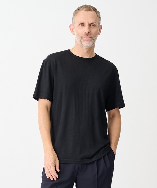 WRAPINKNOT(ラッピンノット)の「【WRAPINKNOT/ラッピンノット】Regular Fit T-Shirt(Tシャツ/カットソー・メンズ・ブラック/ダークグレー・2/3)」の18枚目の写真
