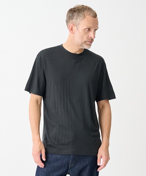 WRAPINKNOT(ラッピンノット)の「【WRAPINKNOT/ラッピンノット】Regular Fit T-Shirt(Tシャツ/カットソー・メンズ・ブラック/ダークグレー・2/3)」の19枚目の写真