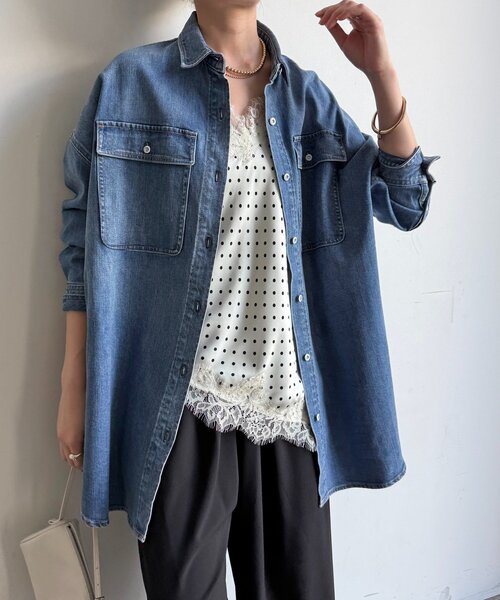 セール】【Healthy denim】Almond（シャツ/ブラウス）｜DouDou