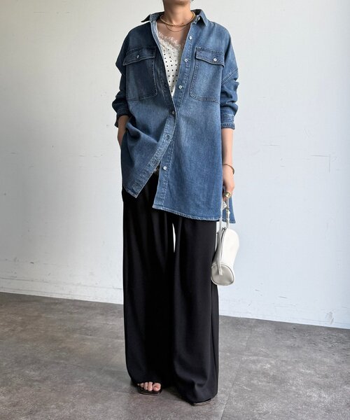 セール】【Healthy denim】Almond（シャツ/ブラウス）｜DouDou