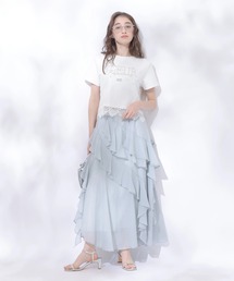 アシメラッフルフリルスカート