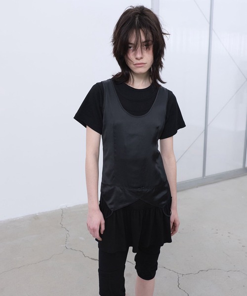 LCDC TM（エルシーディーシーティーエム）の「DETAIL SLIM T-SHIRT（Tシャツ/カットソー・レディース・Black・S）」の6枚目の写真