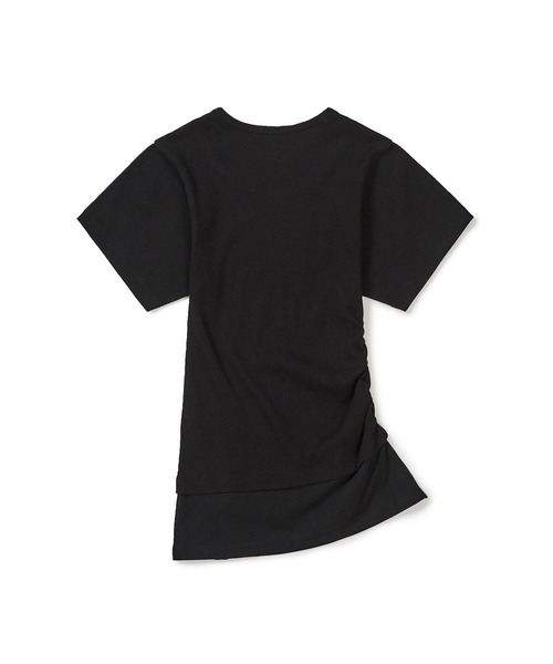 LCDC TM（エルシーディーシーティーエム）の「DETAIL SLIM T-SHIRT（Tシャツ/カットソー・レディース・Black・S）」の8枚目の写真