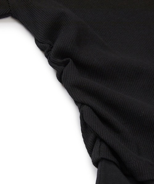 LCDC TM（エルシーディーシーティーエム）の「DETAIL SLIM T-SHIRT（Tシャツ/カットソー・レディース・Black・S）」の10枚目の写真