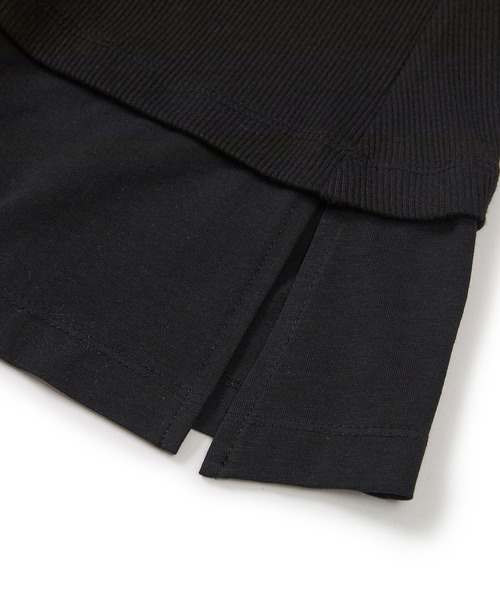LCDC TM（エルシーディーシーティーエム）の「DETAIL SLIM T-SHIRT（Tシャツ/カットソー・レディース・Black・S）」の12枚目の写真