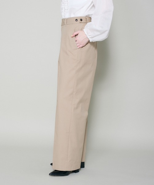 I.T.'S international(イッツインターナショナル)の「強撚チノストレートパンツ(チノパンツ・レディース・ネイビー・11号/9号)」の9枚目の写真