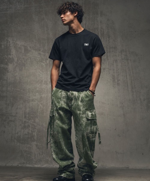 MILITARY CARGO PANTS（paint）（カーゴパンツ）｜TMT（ティーエム