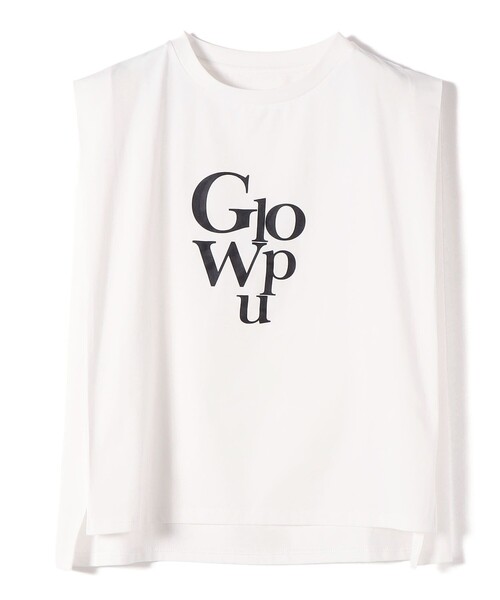 SHIPS Colors(シップス カラーズ)の「SHIPS Colors:〈接触冷感〉ショルダータック プリント トップス◇(Tシャツ/カットソー・レディース・ピンク/オフホワイト/ダークグレー・ONE SIZE)」の4枚目の写真