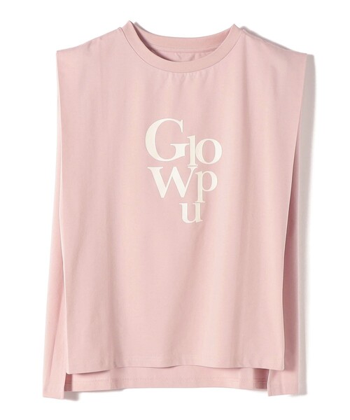 SHIPS Colors(シップス カラーズ)の「SHIPS Colors:〈接触冷感〉ショルダータック プリント トップス◇(Tシャツ/カットソー・レディース・ピンク/オフホワイト/ダークグレー・ONE SIZE)」の6枚目の写真
